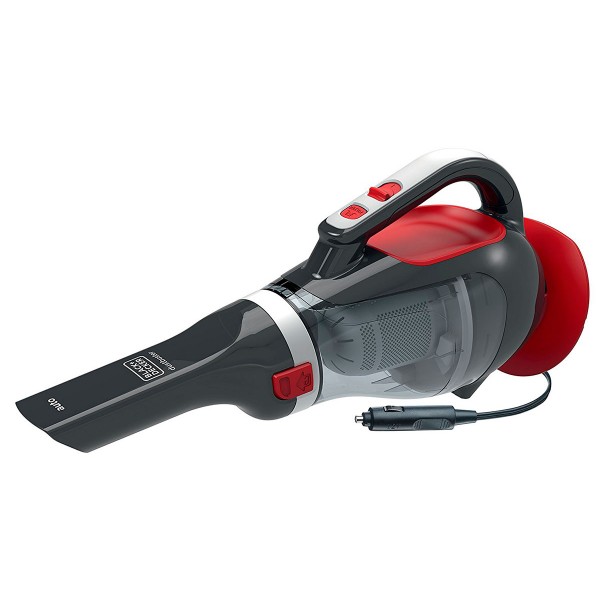 Black+decker adv-1200 dustbuster rojo recogetodo ciclónico para automóvil 12v 1.053l/min sistema de doble filtro incluye accesorios