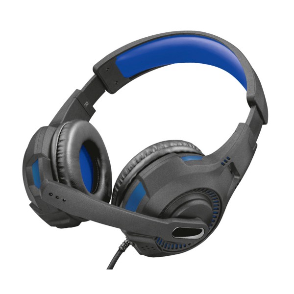 Trust gxt370b azul auriculares ravu gaming headset con micro