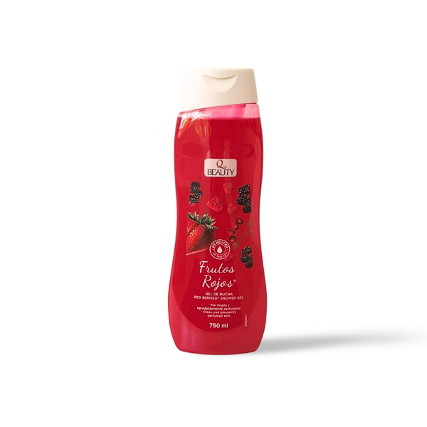 Q Beauty gel de ducha Frutos Rojos 750ml
