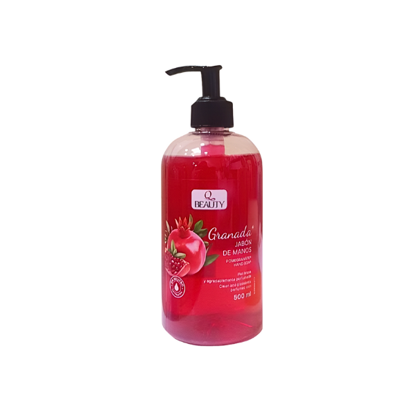 Q Beauty jabón de manos Granada 500 ml Q Beauty jabón de manos Granada 500 ml