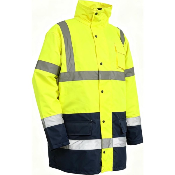 Parka reflectante amarillo t.  m