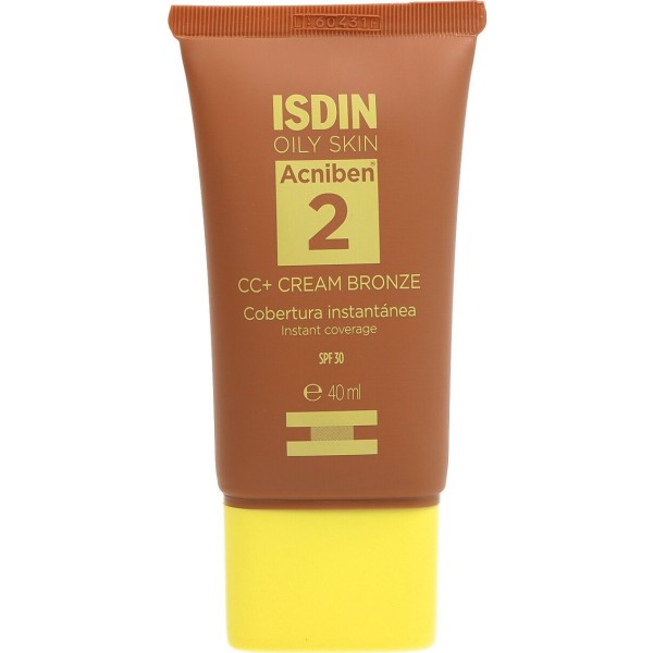 Isdin Oily Skin Acniben 2 Cc+ Cream Bronze 40ml
