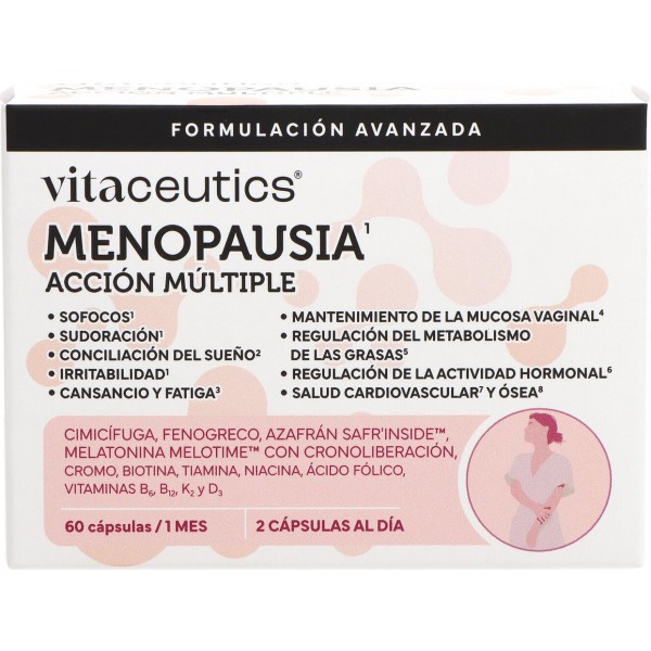 Vitaceutics Menopausia Acción Múltiple 60 Cápsulas