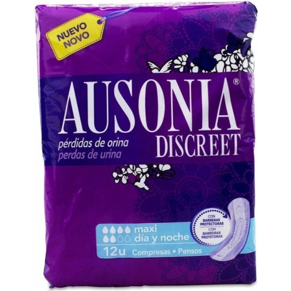 Ausonia Discreet Maxi Day Y Night 12 Un