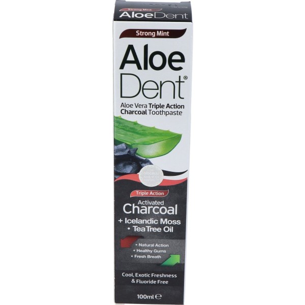 Aloedent Carbon Activo Dentifrico 100Ml.