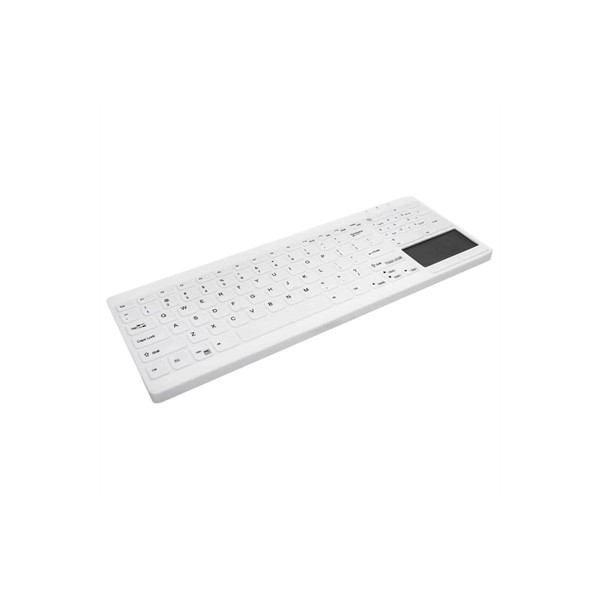 Cherry teclado touchpad lavable/desinfe usb blanco