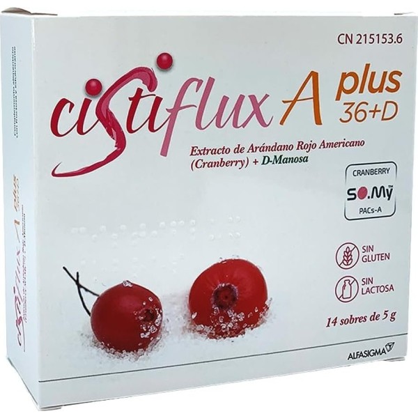 Alfasigma Cistiflux A Plus 36+D 14 Sobres de 5 g